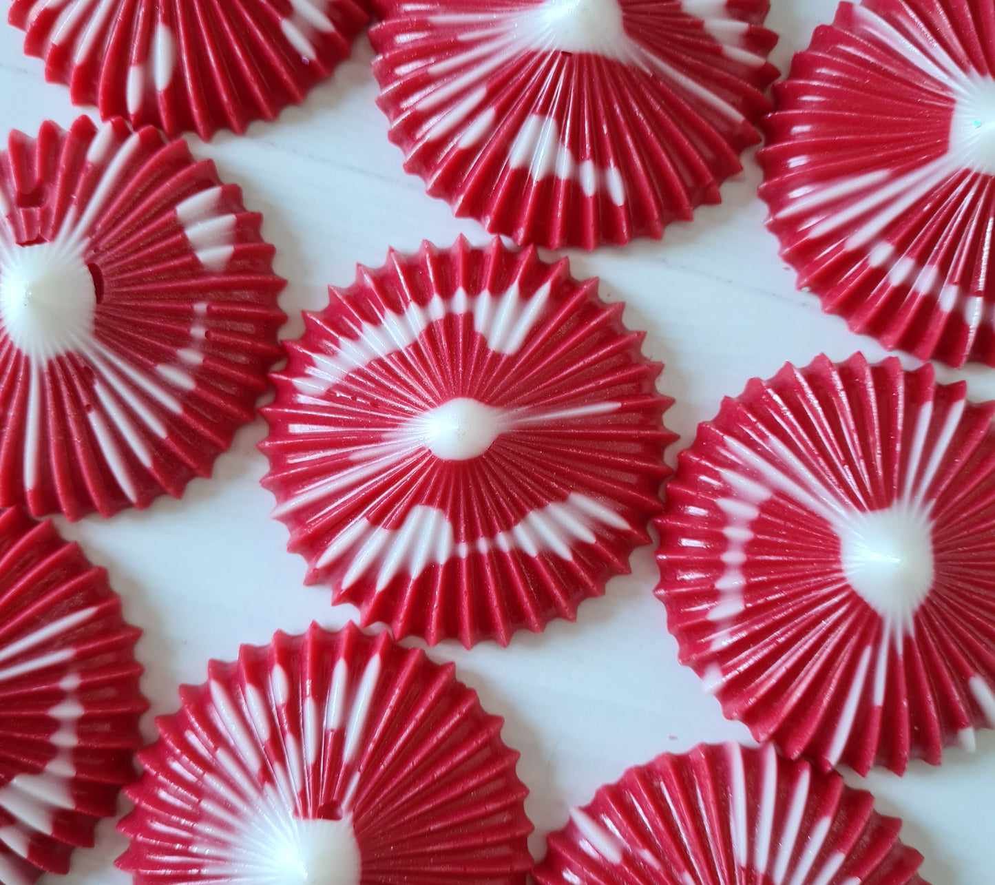 White chocolate dipped Strawberries - Umbrella shape wax melt