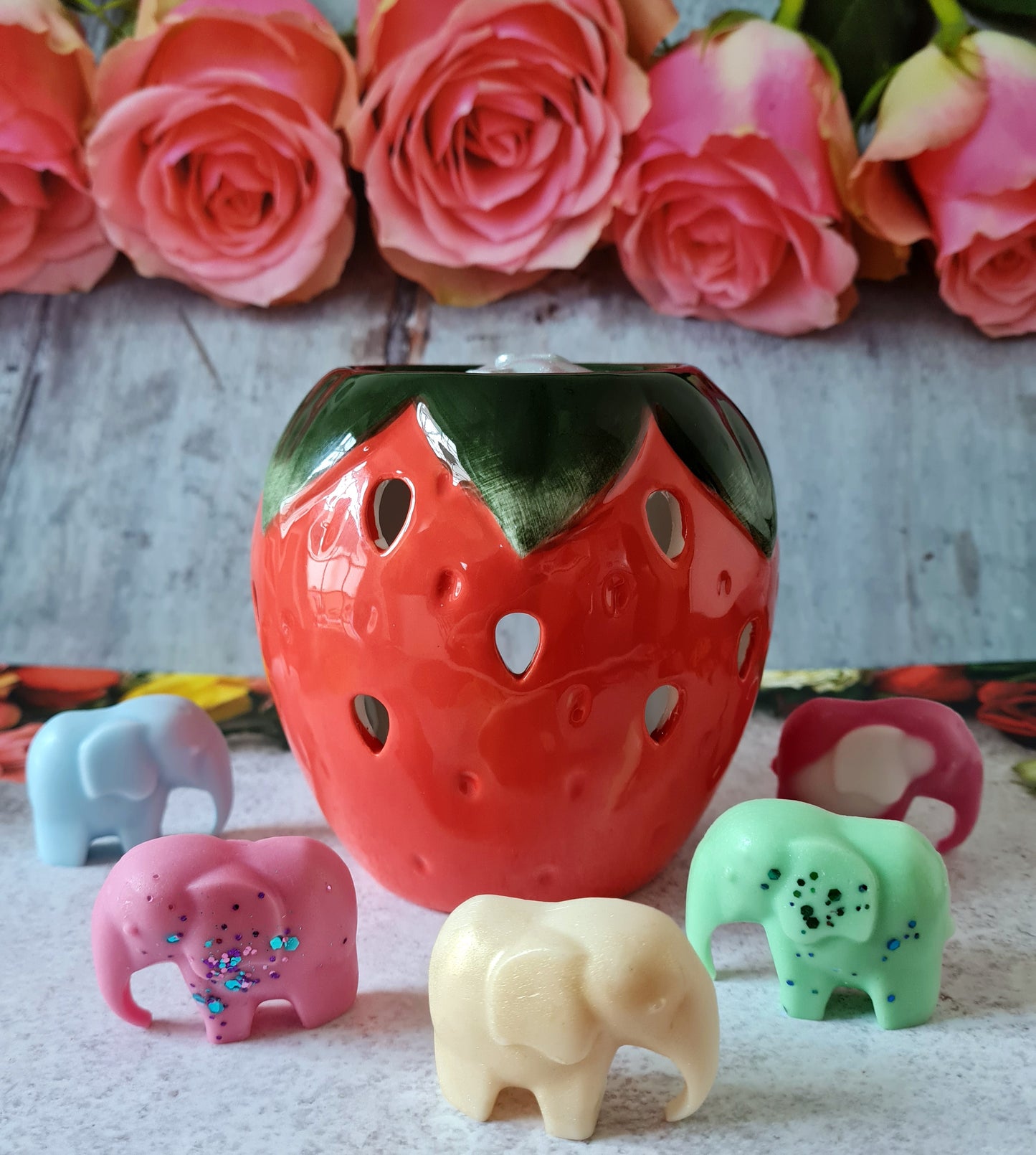 Ceramic Strawberry Burner